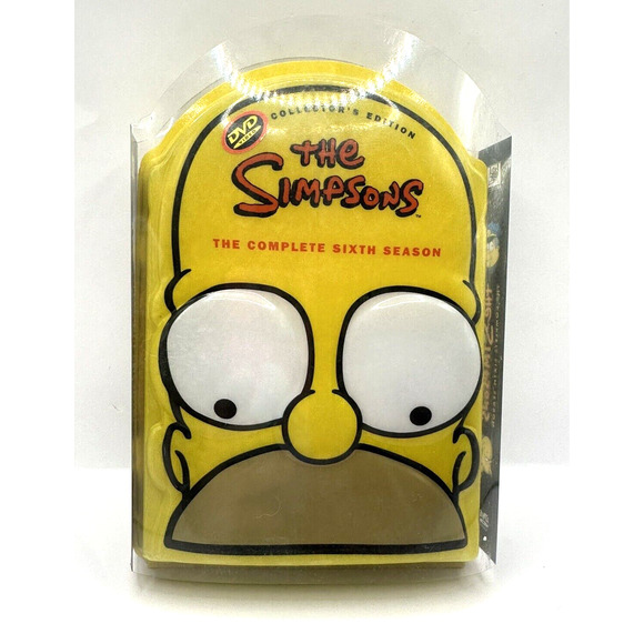 The Simpsons Season 6 DVD 2005 4-Disc Set Collector's Edition Complete Used GOOD - Picture 1 of 11
